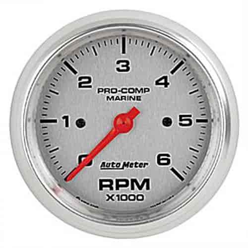 Pro-Comp Ultra Lite Marine Tachometer Diameter: 3-3/8"