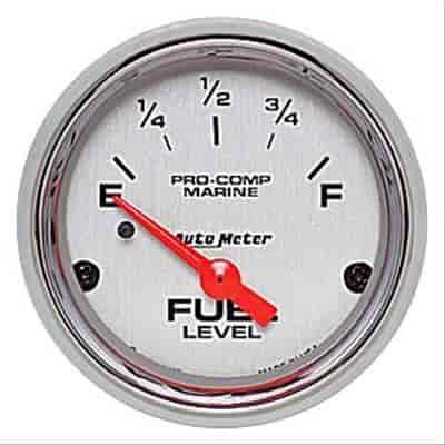 Pro-Comp Ultra Lite Marine Fuel Level Gauge Diameter: 2-1/16"