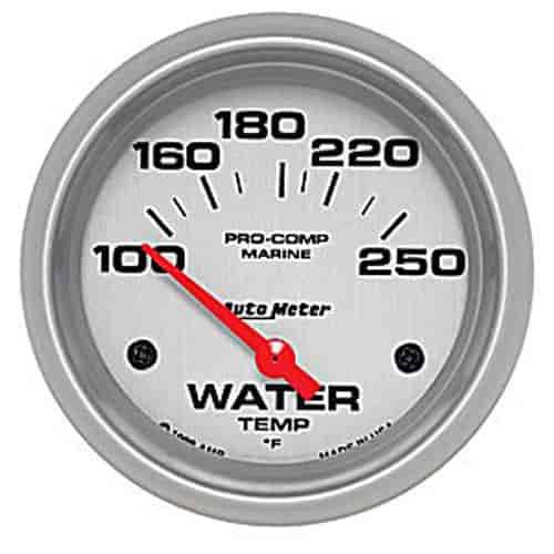 Pro-Comp Ultra Lite Marine Water Temperature Gauge Diameter: 2-5/8"