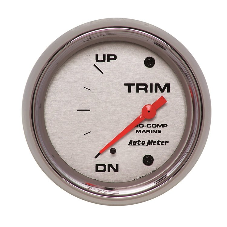 Pro-Comp Ultra Lite Marine Trim Level Gauge Diameter: 2-5/8"