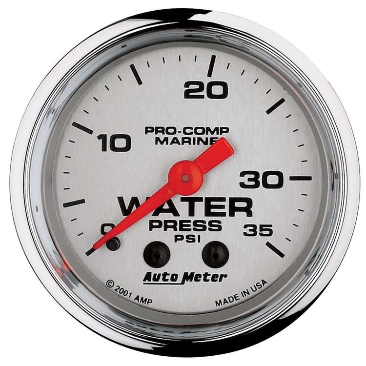 Pro-Comp Ultra Lite Marine Water Pressure Gauge Diameter: 2-1/16"