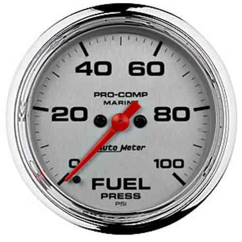 Pro-Comp Ultra Lite Marine Fuel Pressure Gauge Diameter: 2-5/8"