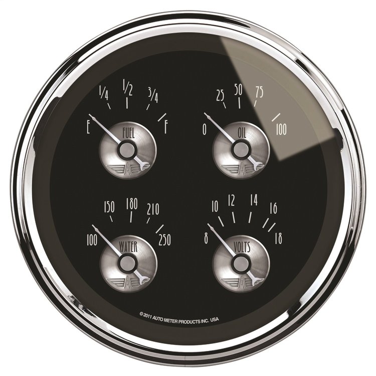 Black Diamond Quad Gauge 5" Electrical