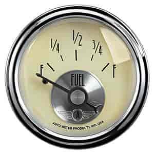 Antique Ivory Fuel Level Gauge 2-1/16" Electrical