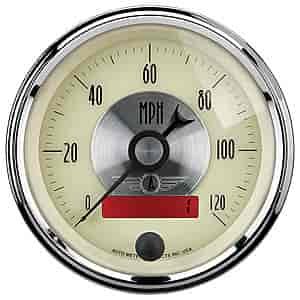 Antique Ivory Speedometer 3-3/8" Electrical