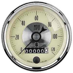 Antique Ivory Speedometer 3-3/8" Electrical