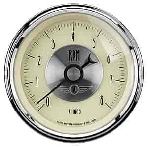 Antique Ivory Tachometer 3-3/8" Electrical