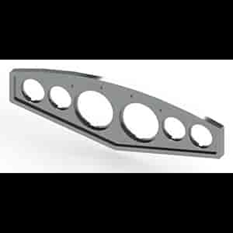 Dash Gauge Panel 19-1/2" W x 6-1/2" H