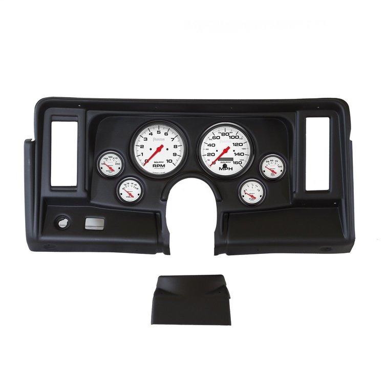 2134-09 6-Gauge Direct-Fit Dash Kit for 1969-1976 Chevy Nova [Phantom Series]