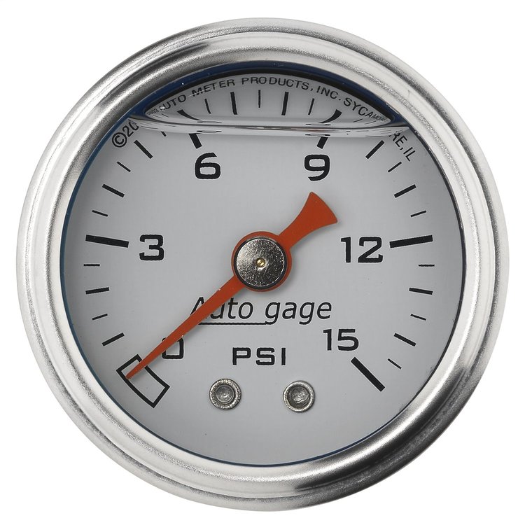 Direct Mount Pressure Gauge 1-1/2" Liquid Filled Mechanical