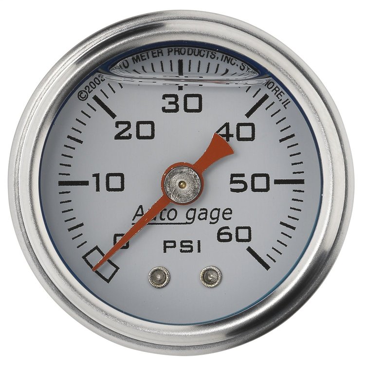 Direct Mount Pressure Gauge 1-1/2" Liquid Filled Mechanical
