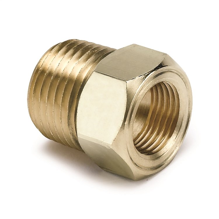 Mechanical Temperature  Gauge Adapter Fitting [1/2 in. NPT Male x 5/8 in. -18 Female Straight]