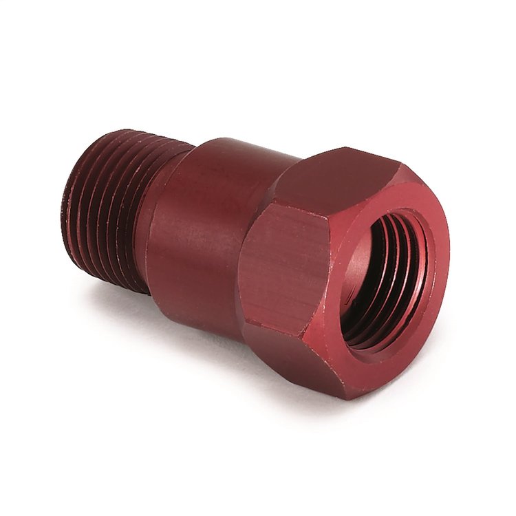 Temperature Adapter 3/8" Red Aluminum NPT