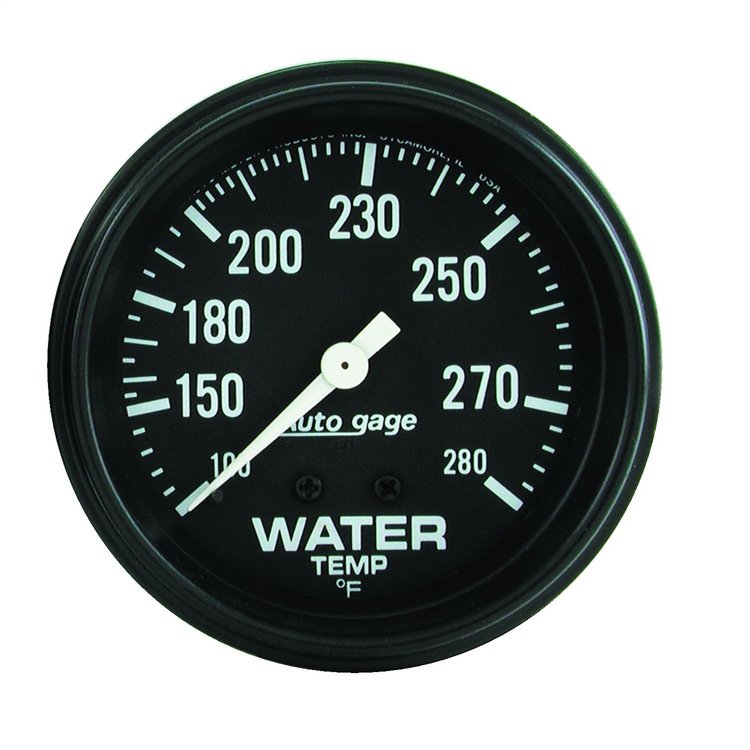 Autogage Water Temperature Gauge 100°-280° F
