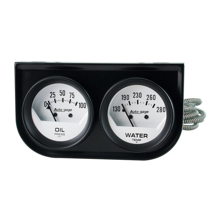Autogage Gauge Combo Oil Pressure, 0-100 psi