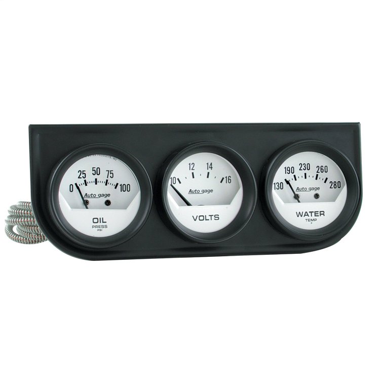 Autogage Gauge Trio Oil Pressure, 0-100 psi
