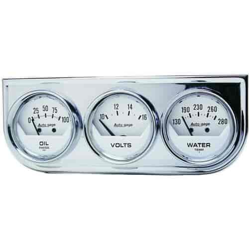 Autogage Gauge Trio Oil Pressure, 0-100 psi