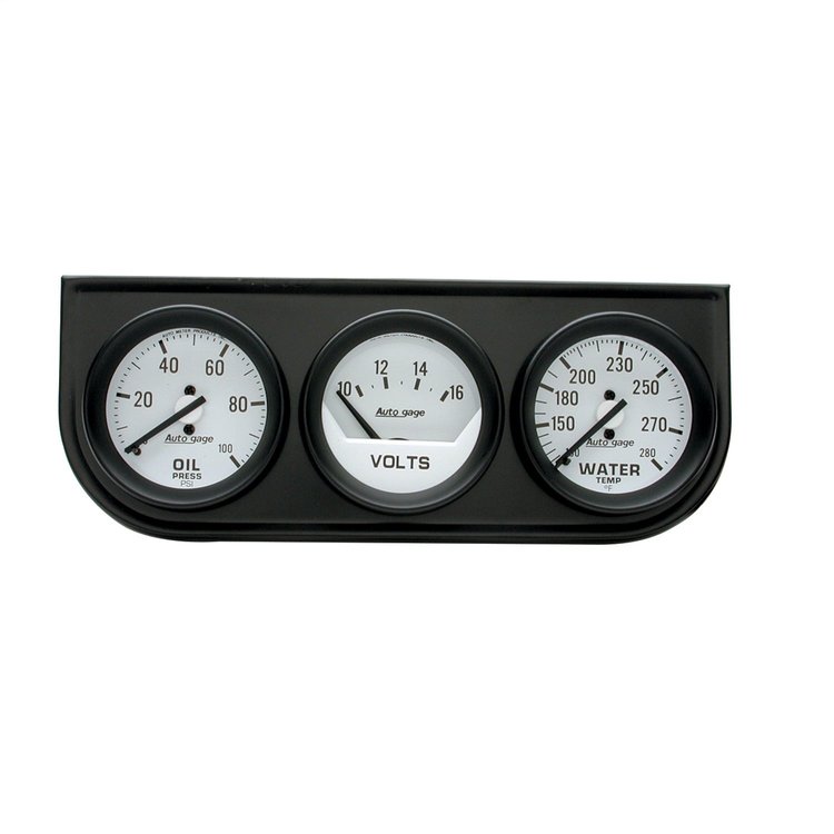 Autogage Gauge Trio Oil Pressure, 0-100 psi