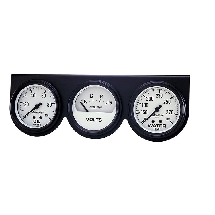 Autogage Gauge Trio Oil Pressure, 0-100 psi