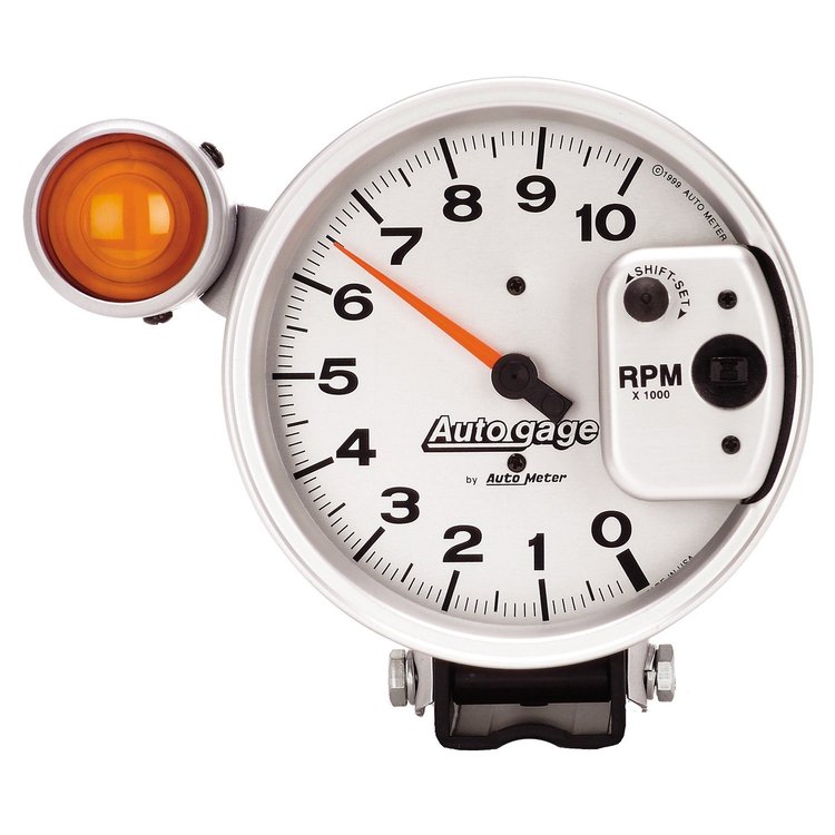 Autogage Pedestal-Mount Tach 10,000 RPM with Shiftlight