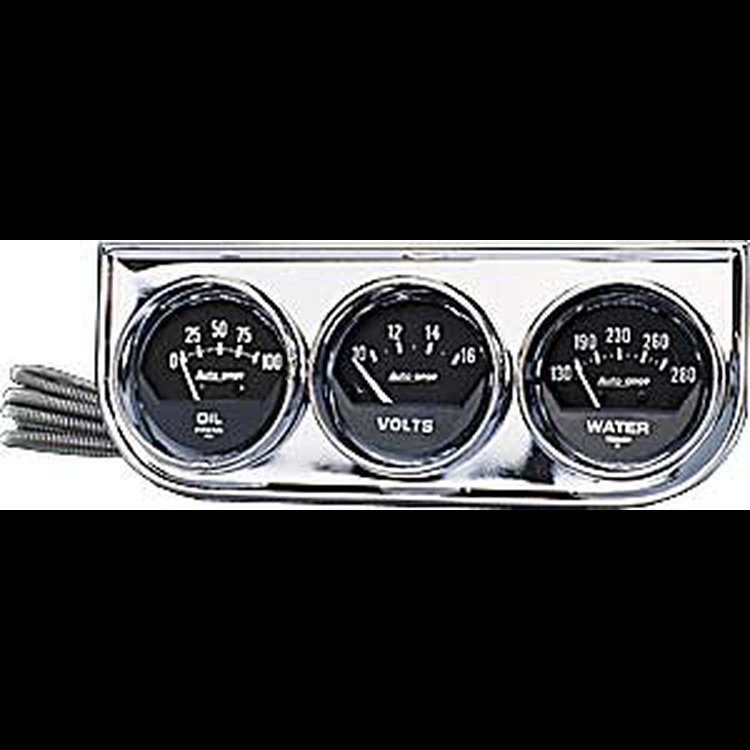 Autogage Gauge Trio Oil Pressure, 0-100 psi