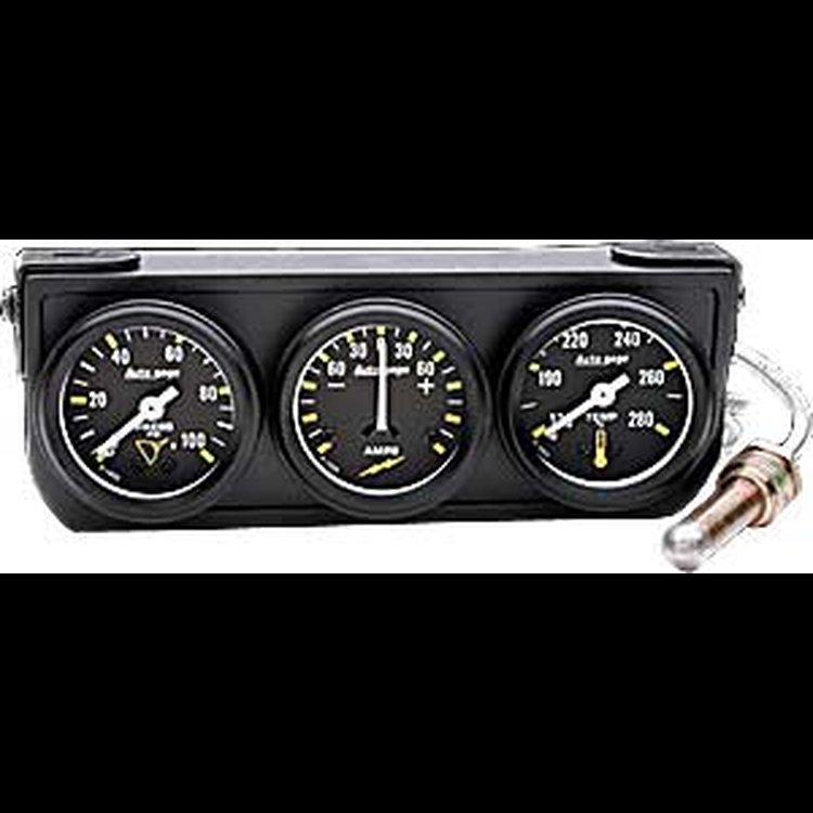 Autogage Gauge Trio Oil Pressure, 0-100 psi
