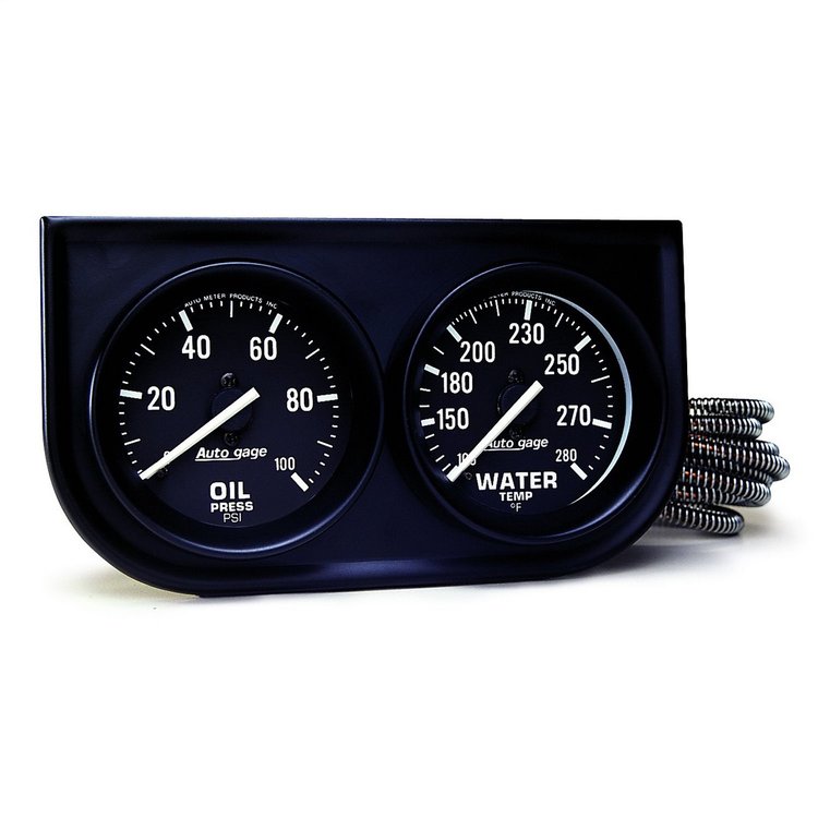Autogage Gauge Combo Oil Pressure 0-100 psi