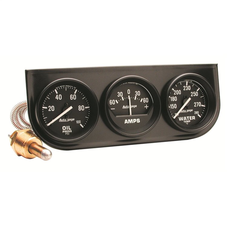Autogage Gauge Trio Oil Pressure, 0-100 psi