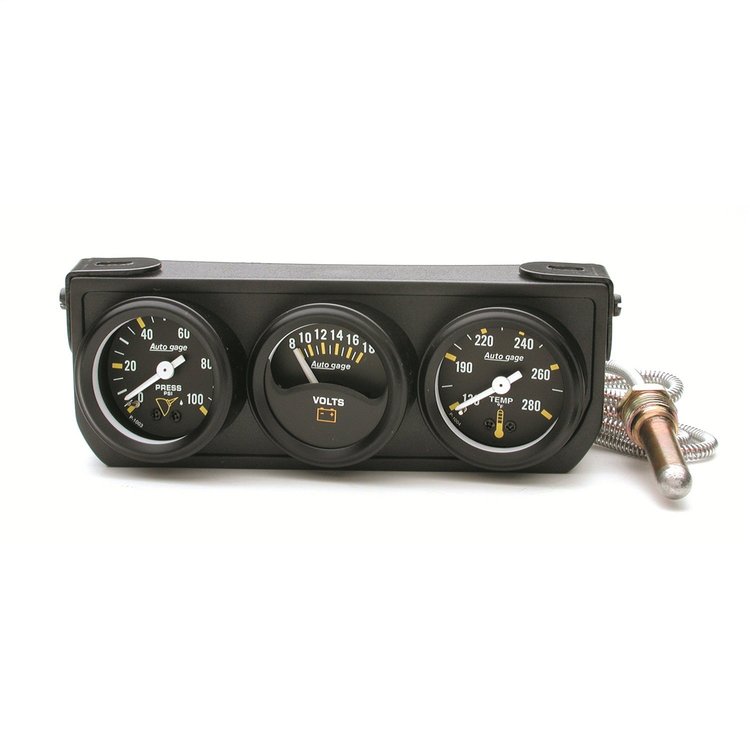 Autogage Gauge Trio Oil Pressure, 0-100 psi