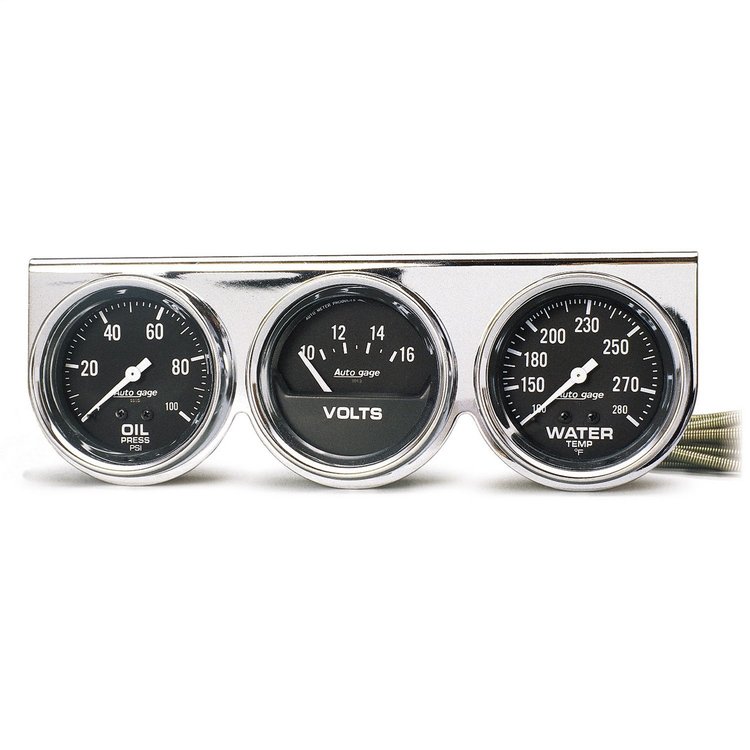 2399 Autogage Gauge Trio Oil Pressure, 0-100 psi