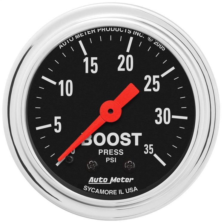 BOOST GAUGE 2 1/16 35PSI