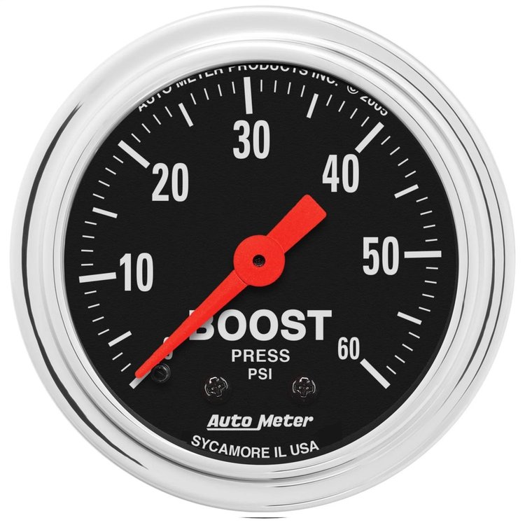BOOST GAUGE 2 1/16 60PSI