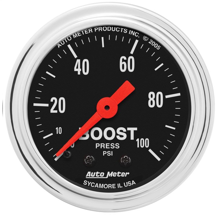 BOOST GAUGE 2 1/16 100PSI