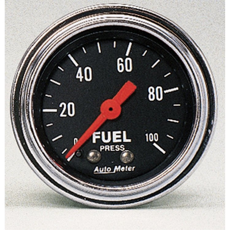 Traditional Chrome Fuel Pressure Gauge 2-1/16" mechanical