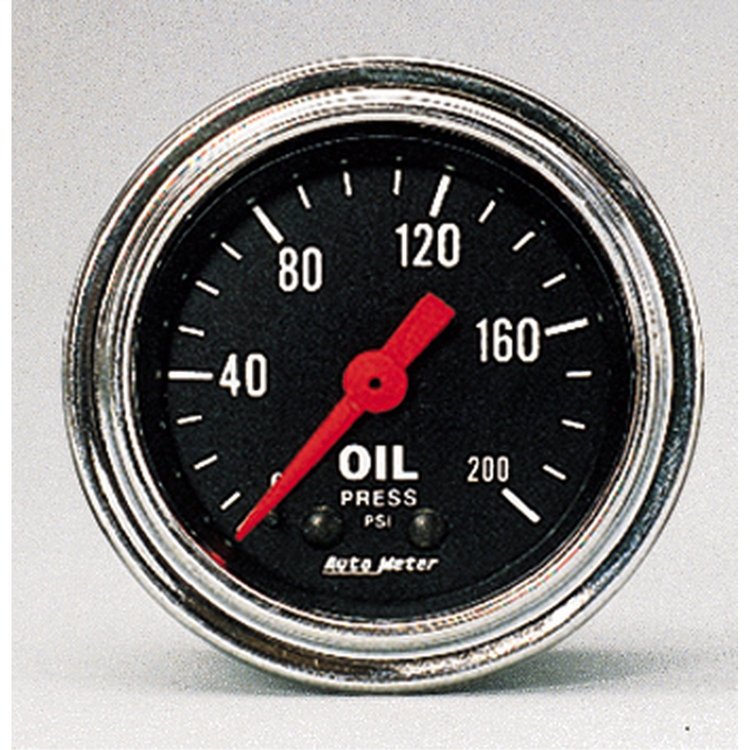 Traditional Chrome Oil Pressure Gauge 2-1/16" mechanical