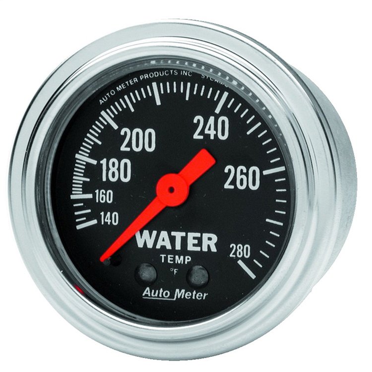 Traditional Chrome Water Temperature Gauge 2-1/16" mechanical