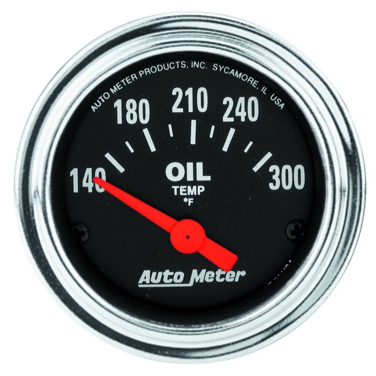 Traditional Chrome Oil Temperature Gauge 2-1/16" electrical