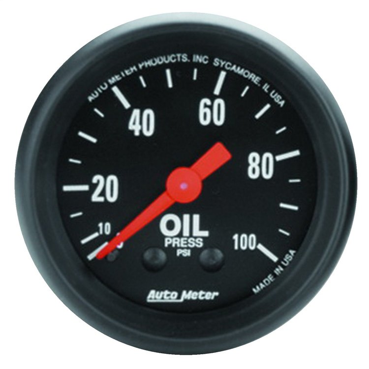 Z-Series Oil Pressure Gauge 2-1/16" Mechanical