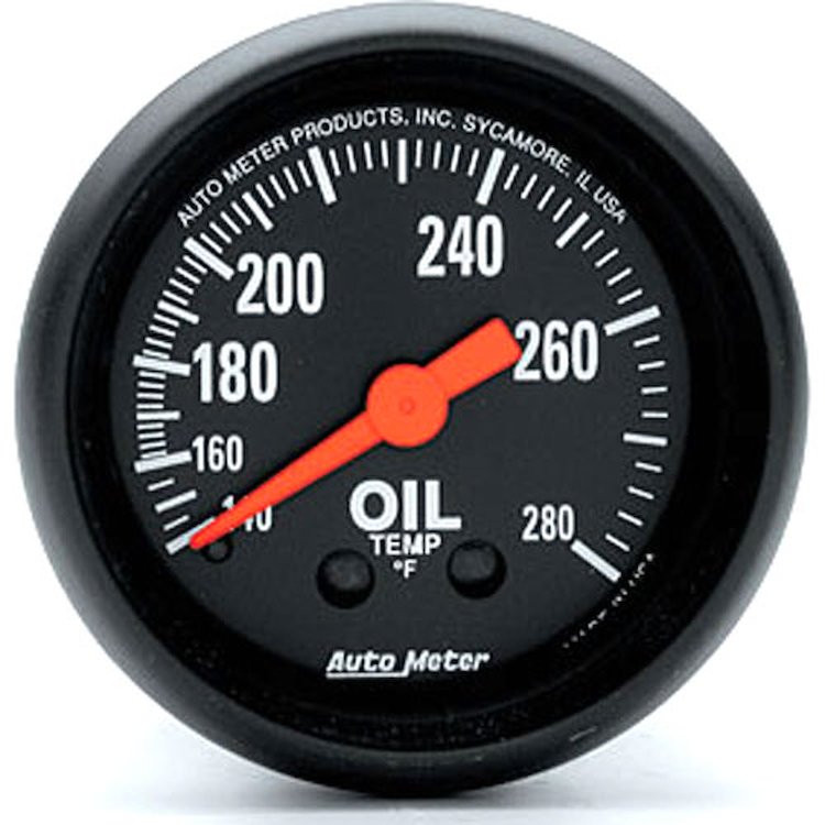Z-Series Oil Temperature Gauge 2-1/16" mechanical