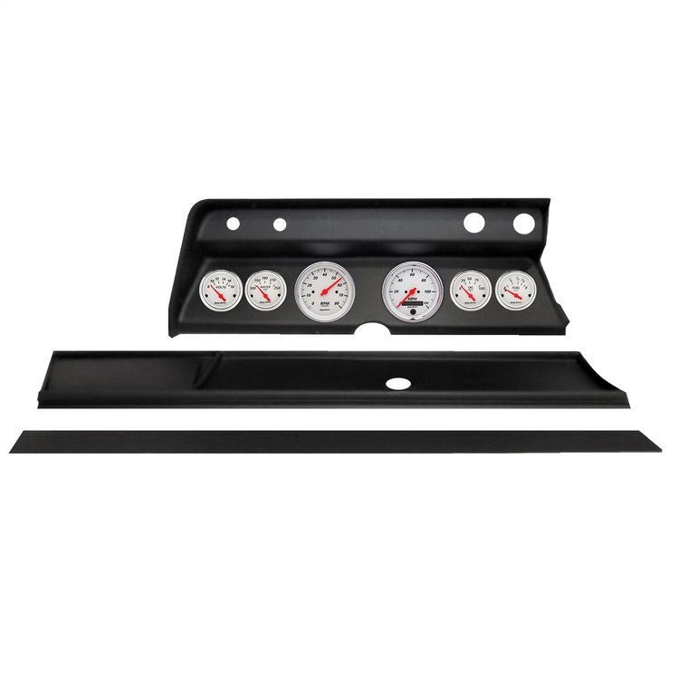 2931-03 6-Gauge Direct-Fit Dash Kit for 1966 Chevy Chevelle [Arctic White Series]