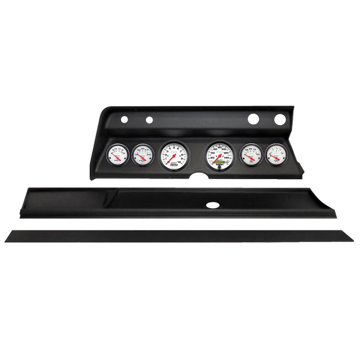 2931-09 6-Gauge Direct-Fit Dash Kit for 1966 Chevy Chevelle [Phantom Series]