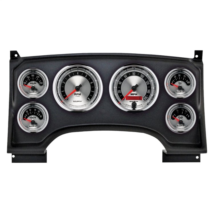 2933-01 6-Gauge Direct-Fit Dash Kit for 1994-1997 Chevy S10 Truck [American Muscle Series]
