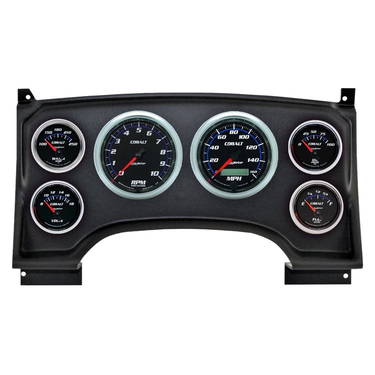 2933-05 6-Gauge Direct-Fit Dash Kit for 1994-1997 Chevy S10 Truck [Cobalt Series]