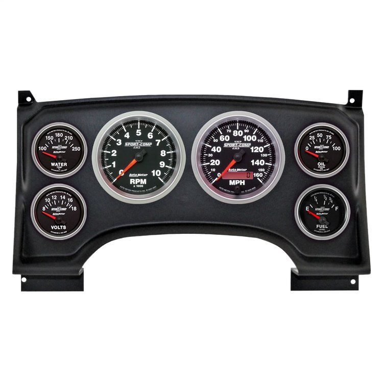 2933-12 6-Gauge Direct-Fit Dash Kit for 1994-1997 Chevy S10 Truck [Sport-Comp II Series]