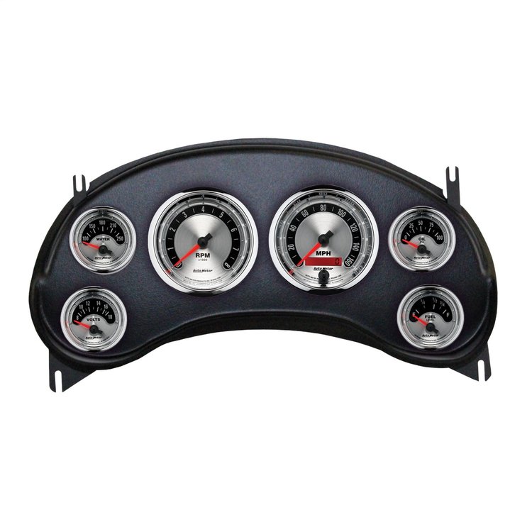2934-01 6-Gauge Direct-Fit Dash Kit for 1998-2004 Chevy S10 Truck [American Muscle Series]