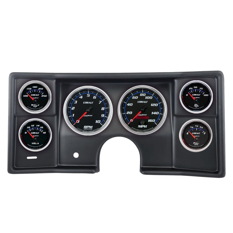 2935-05 6-Gauge Direct-Fit Dash Kit for 1978-1981 Chevy El Camino, Malibu, Monte Carlo [Cobalt Series]