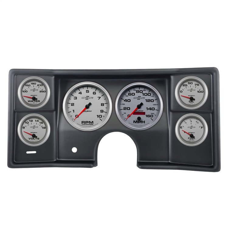 2935-14 6-Gauge Direct-Fit Dash Kit for 1978-1981 Chevy El Camino, Malibu, Monte Carlo [Ultra-Lite II Series]