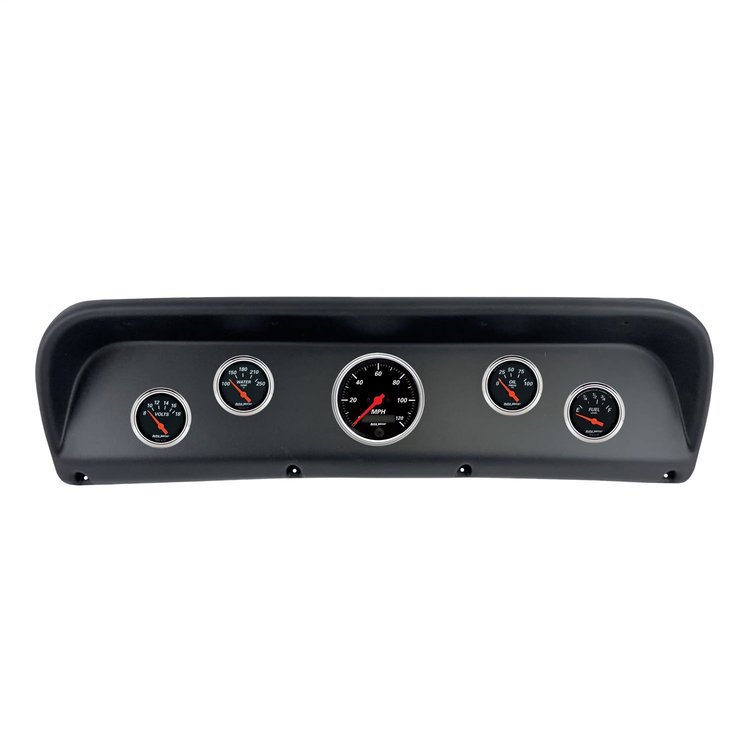2937-06 5-Gauge Direct-Fit Dash Kit for 1967-1972 Ford F-100 [Designer Black Series]