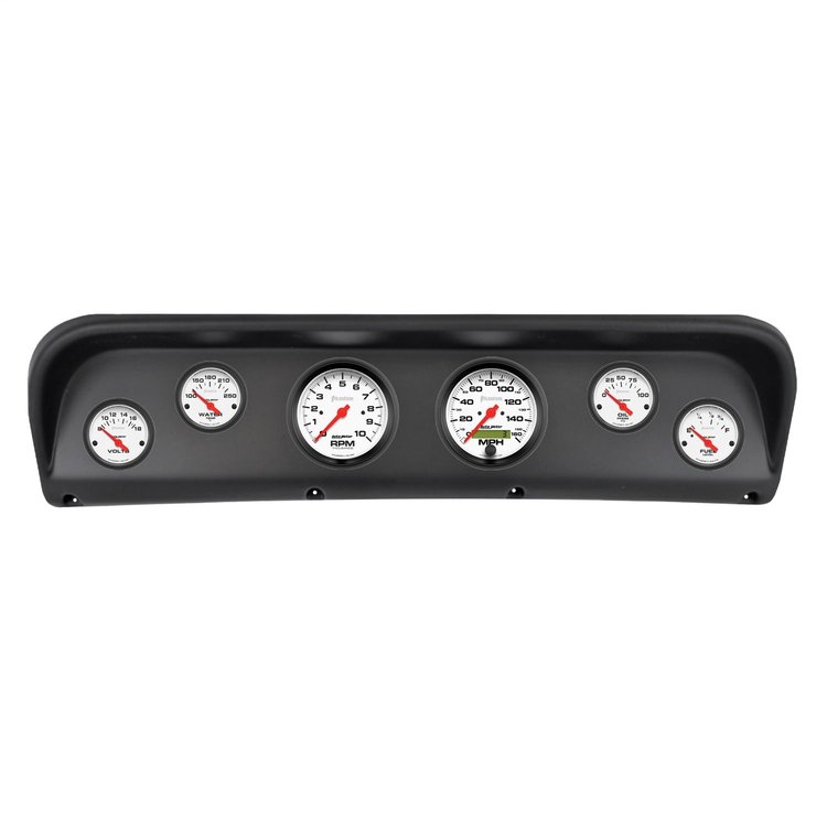 2938-09 6-Gauge Direct-Fit Dash Kit for 1967-1972 Ford F-100 [Phantom Series]