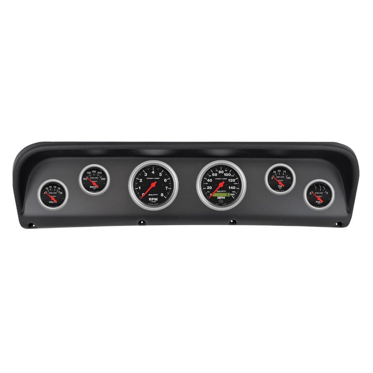 2938-11 6-Gauge Direct-Fit Dash Kit for 1967-1972 Ford F-100 [Sport-Comp Series]